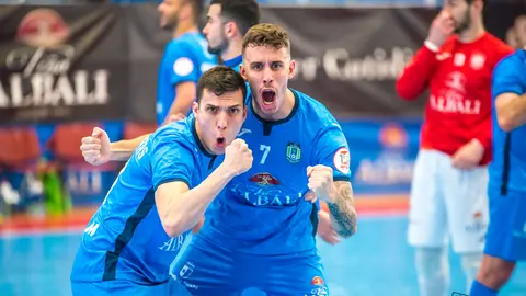 Dani Santos y Álex García en el Viña Albali 4-2 Jimbee Cartagena
Foto: ACP-FSV