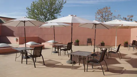 Terraza de la BPM 'Lope de Vega'