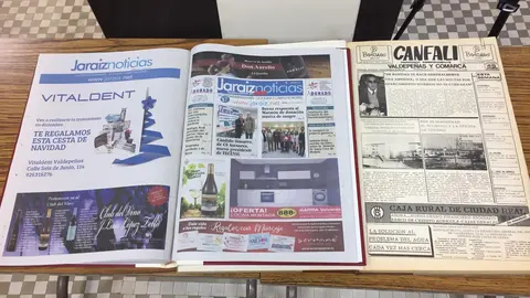 Acto de la donación a la UNED de todas las ediciones de Canfali y Jaraíz