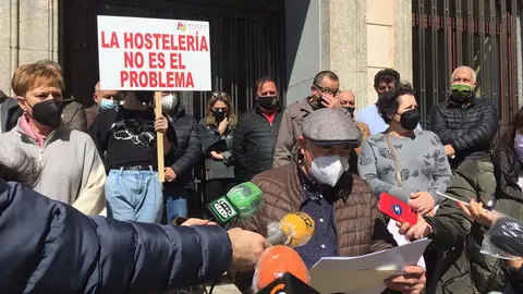 Protesta de los hosteleros de Valdepeñas