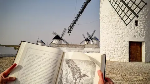 El Quijote y molinos de viento
Foto: Amparo Gómez-Caraballo