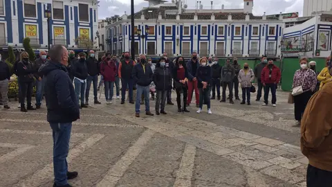 Protesta de la hostelería de Valdepeñas