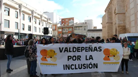 Marcha de apoyo a la inclusión de las personas discapacitadas (foto de archivo)