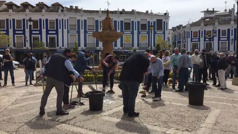 Manifestación de la hostelería en Valdepeñas