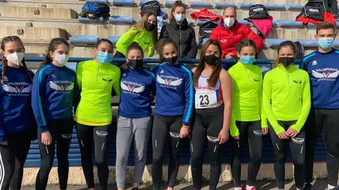 Atletas de Valdepeñas en Manzanares