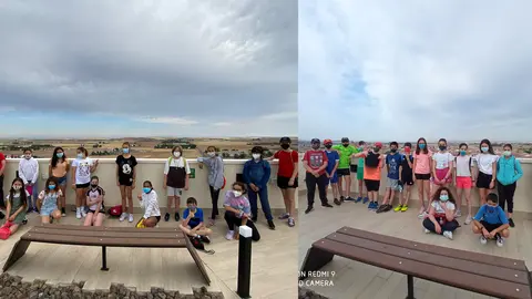 Alumnos de 6º de Primaria del colegio Miguel de Cervantes de Almagro