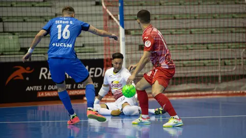 Sergio González en un mano a mano frente a Juanjo en ElPozo Murcia 4-3 Viña Albali Valdepeñas
Foto: Pascu Méndez
