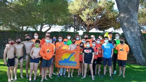 Nadadores del Club de Natación Valdepeñas
