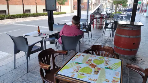 Terraza del bar Melody's de Valdepeñas