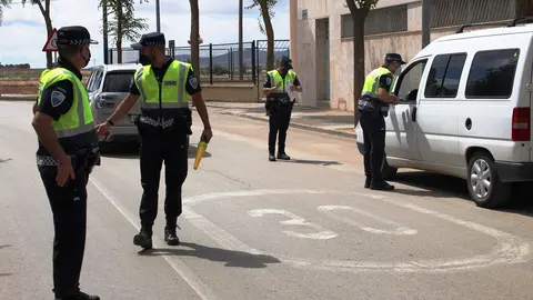 Controles de la Policía Local de La Solana