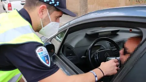 Control de alcoholemia (Imagen de archivo)