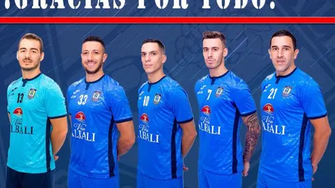 despedida 5jugadores viña albali