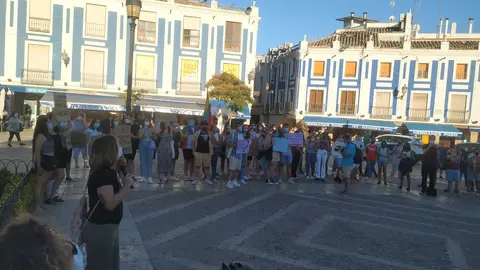 Concentración en Valdepeñas por la muerte de Samuel