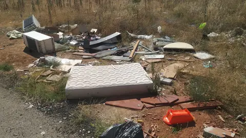 Basura en el camino del Ratón