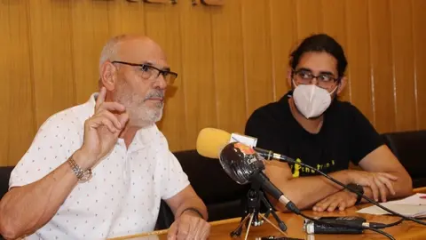 Luis Romero de Marcos Hidalgo durante la presentación de los cuentos infantiles de feria