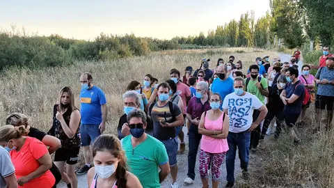 Senderistas en Villarrubia