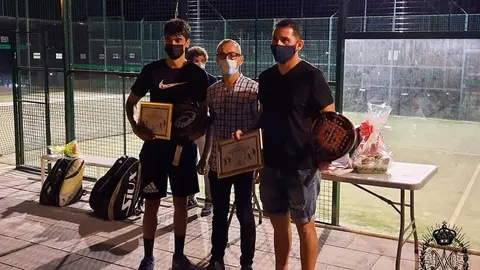 Pareja del I Torneo de Pádel Valdepeñas Cofrade