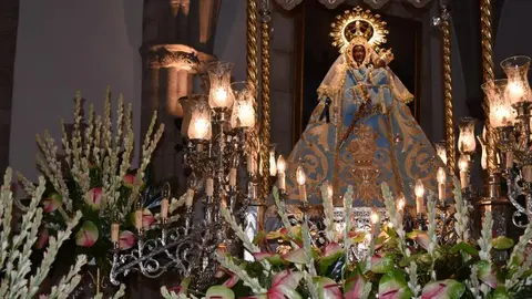 La virgen de las Cruces en Santa María (imagen de archivo)