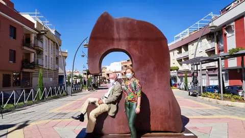 Esculturas de Juan Méjica en el Canal