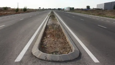 Lugar donde fue interceptada la furgoneta                       
Foto: GACETA