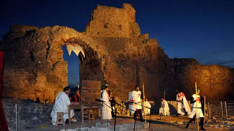 Representación teatral en Calatrava La Vieja