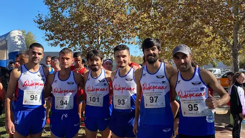 Equipo sénior del Sistemas Valcom - Valdepeñas Athletics Club