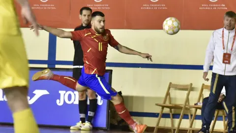 Catela en el España 3-0 Ucrania
Foto: RFEF