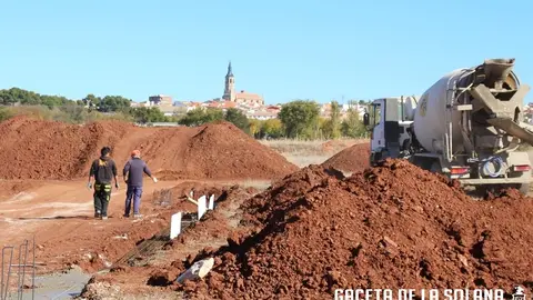 Nave en construcción de 'Metálicas Hermanos García-Catalán'