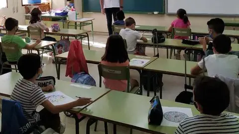 Imagen de archivo de un colegio de La Solana