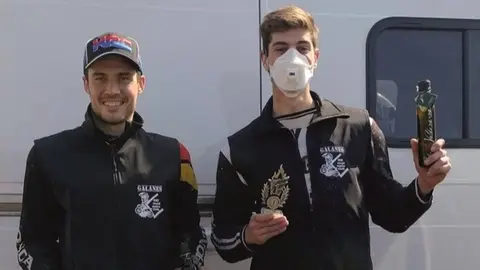 Francisco Jesús Morales y Agustín Parra         
Foto: MOTOCLUB GALANES OFF ROAD