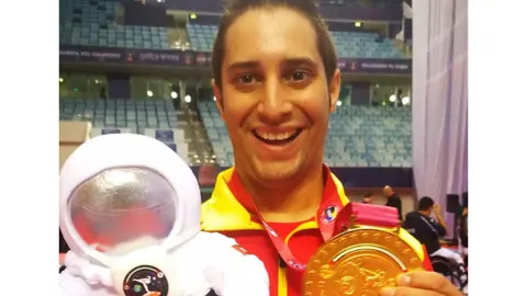 Carlos Hueras Ruiz, campeón del mundo de parakárate