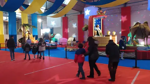 Cabalgata estática de los Reyes Magos en Valdepeñas