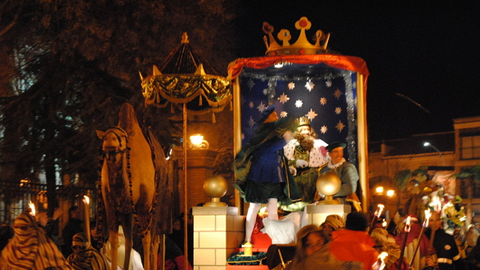 Cabalgata de Reyes de 2016 en Valdepeñas