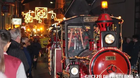Imagen de la cabalgata de Reyes de La Solana de 2019