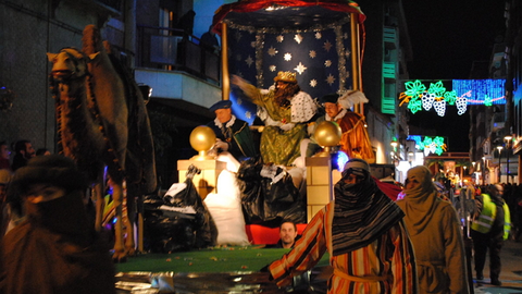 Cabalgata de los Reyes Magos del año 2019 en Valdepeñas