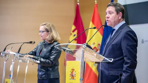 García-Page con Nadia Calviño