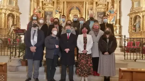 Inauguración del retablo en Torre de Juan Abad
