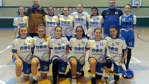 Equipo juvenil femenino del Club de Baloncesto Valdepeñas