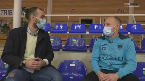 Javi Garoz entrevistando a Nano en el programa 131 de HD Hoy Deportes