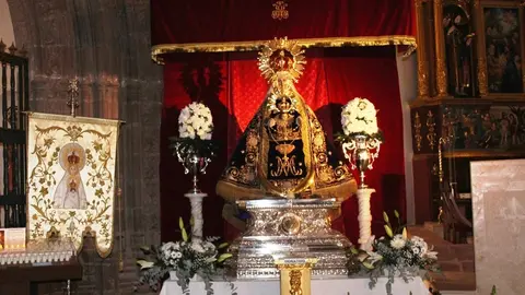 La Virgen de Peñarroya en la parroquia de Santa Catalina