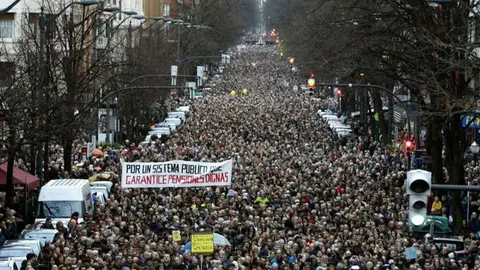 Manifestación por las pensiones
