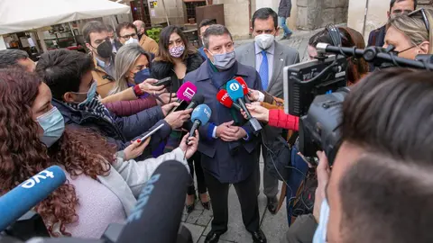 Los medios de comunicación con Emiliano García-Page