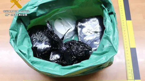 Archivo. Sustancias incautadas potr la Guardia Civil