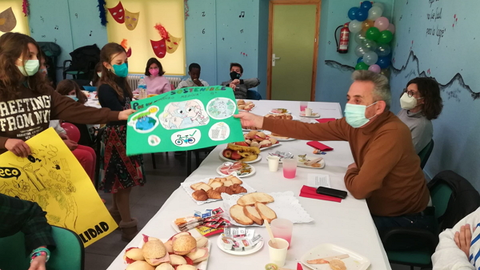 Jesús Martín en el Centro de la Juventud