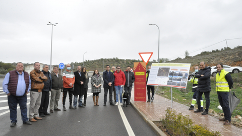Inauguración de la carretera que une Terrinches y Santa Cruz de los Cáñamos