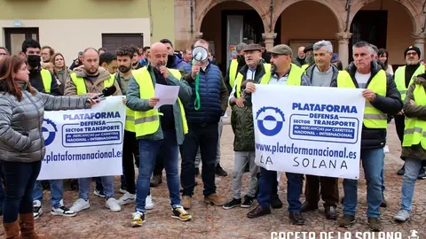 Concentración transportistas
Foto: La Solana