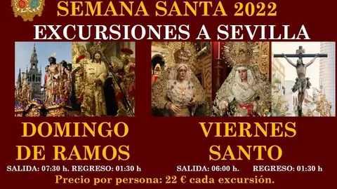 Cartel Excursiones Sevilla Semana Santa