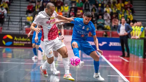 Lemine y Leo en el Viña Albali 2-5 ElPozo Murcia de las semifinales de la Copa de España 2022
Foto: ACP-FSV