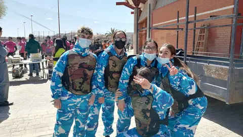 Jóvenes solaneros de Empu-G en el encuentro