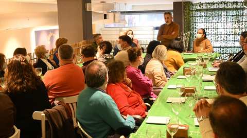 Reunión de Jesús Martín con el colectivo cultural